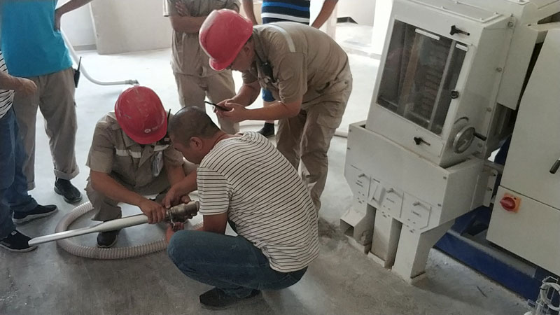 真空清掃係統現場測試